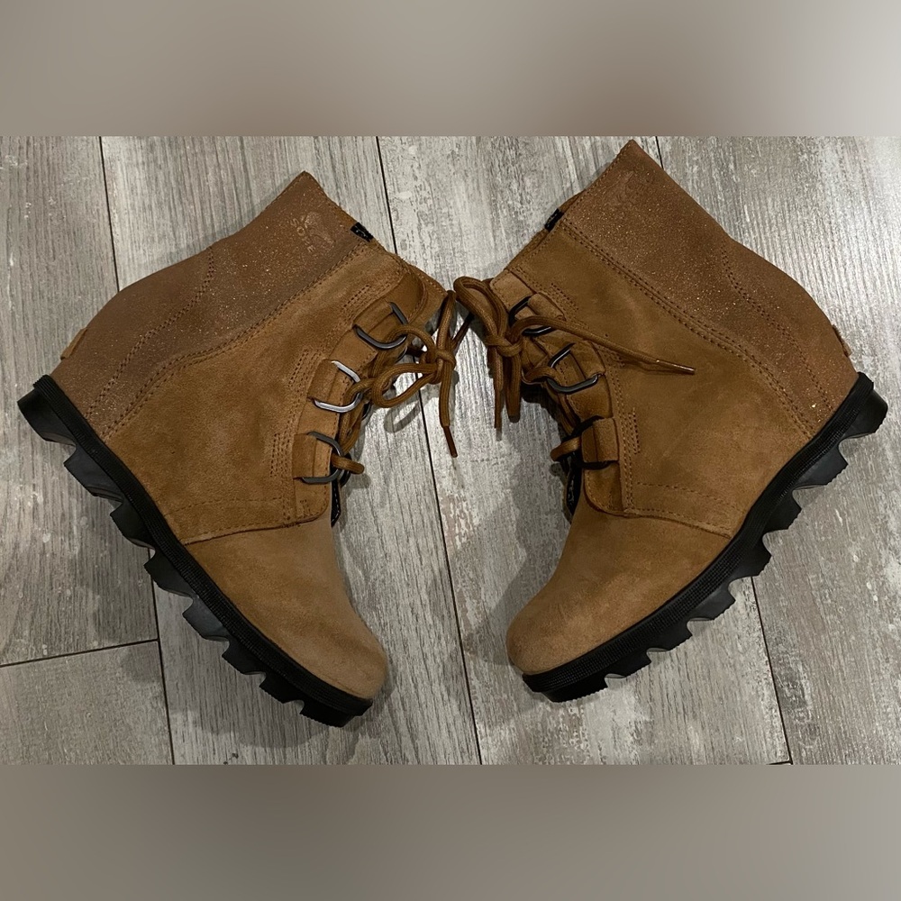 Youth Sorel Joan of Arctic Glitter Wedge ll boots
